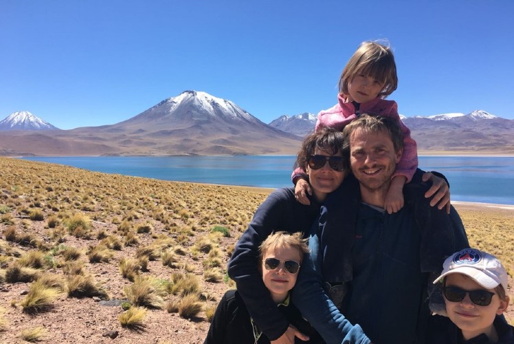 Photo de famille lors de notre voyage